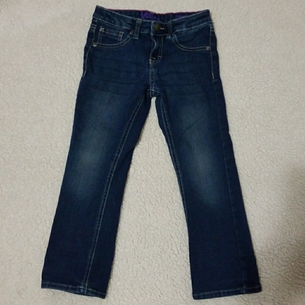 🔴Little girls Lee Blue Jeans
